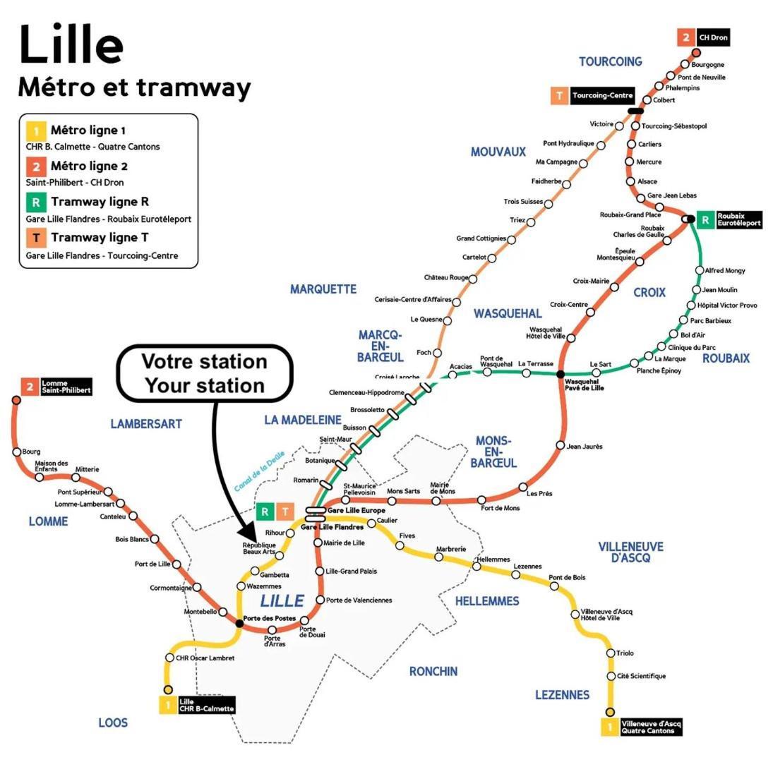 Fonctionnel A 3 Min Du Metro Apartment *